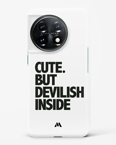 Cute But Devilish Inside Hard Case Phone Cover (OnePlus)