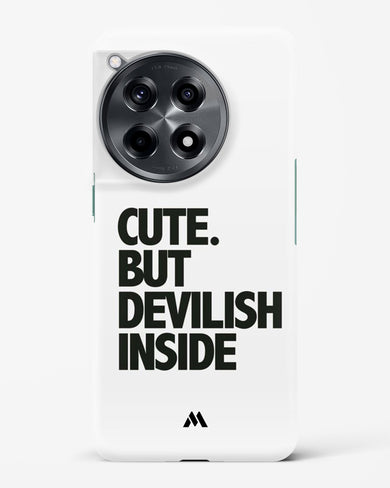 Cute But Devilish Inside Hard Case Phone Cover (OnePlus)