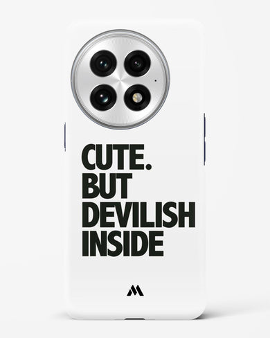 Cute But Devilish Inside Hard Case Phone Cover (OnePlus)