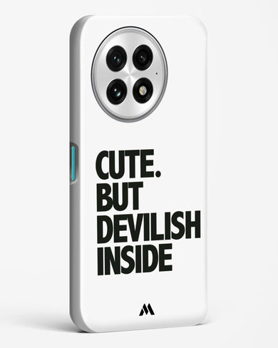 Cute But Devilish Inside Hard Case Phone Cover (OnePlus)