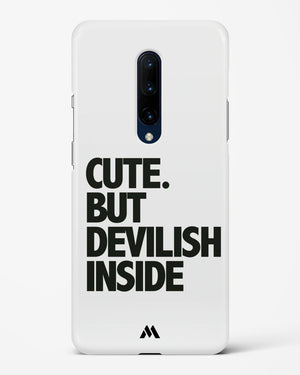 Cute But Devilish Inside Hard Case Phone Cover-(OnePlus)