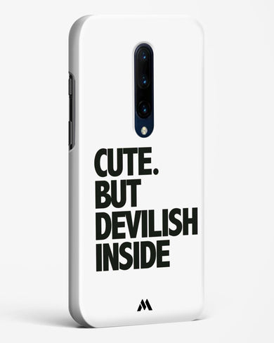 Cute But Devilish Inside Hard Case Phone Cover-(OnePlus)