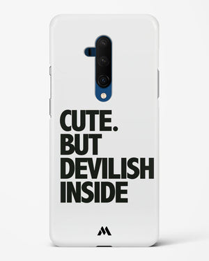 Cute But Devilish Inside Hard Case Phone Cover-(OnePlus)