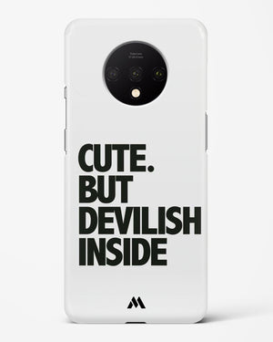 Cute But Devilish Inside Hard Case Phone Cover-(OnePlus)