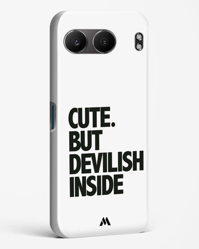 Cute But Devilish Inside Hard Case Phone Cover (OnePlus)