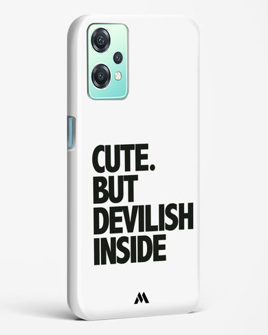 Cute But Devilish Inside Hard Case Phone Cover-(OnePlus)