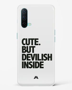 Cute But Devilish Inside Hard Case Phone Cover-(OnePlus)