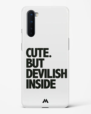 Cute But Devilish Inside Hard Case Phone Cover (OnePlus)
