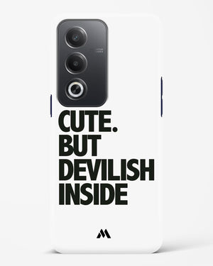 Cute But Devilish Inside Hard Case Phone Cover (Oppo)