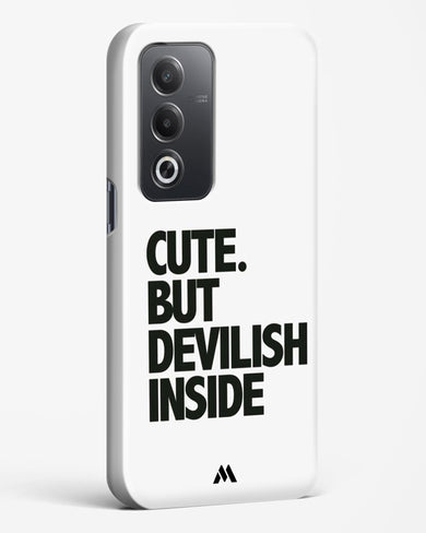 Cute But Devilish Inside Hard Case Phone Cover (Oppo)