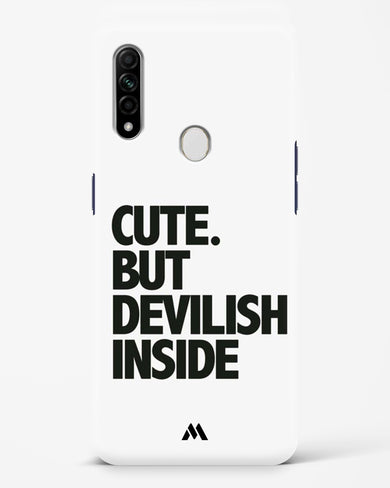 Cute But Devilish Inside Hard Case Phone Cover (Oppo)
