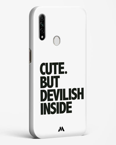 Cute But Devilish Inside Hard Case Phone Cover (Oppo)