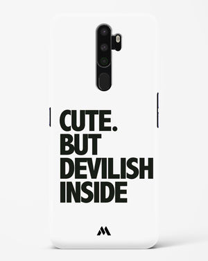 Cute But Devilish Inside Hard Case Phone Cover (Oppo)