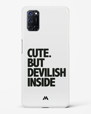 Cute But Devilish Inside Hard Case Phone Cover-(Oppo)