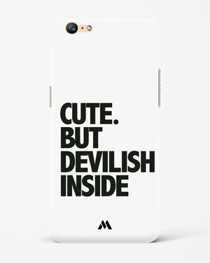 Cute But Devilish Inside Hard Case Phone Cover (Oppo)