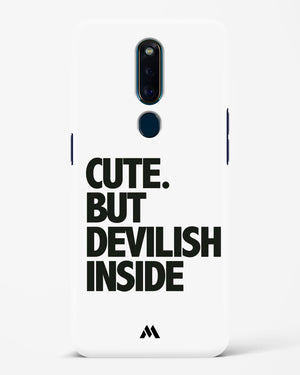 Cute But Devilish Inside Hard Case Phone Cover (Oppo)