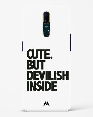 Cute But Devilish Inside Hard Case Phone Cover (Oppo)