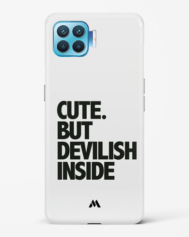 Cute But Devilish Inside Hard Case Phone Cover (Oppo)