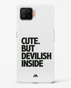 Cute But Devilish Inside Hard Case Phone Cover (Oppo)