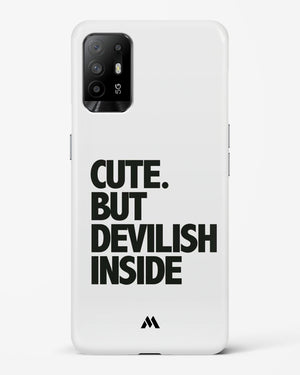 Cute But Devilish Inside Hard Case Phone Cover-(Oppo)