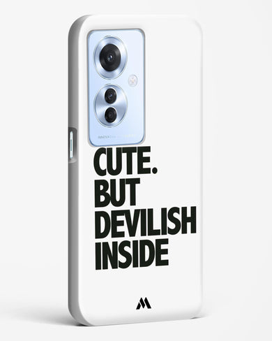 Cute But Devilish Inside Hard Case Phone Cover (Oppo)