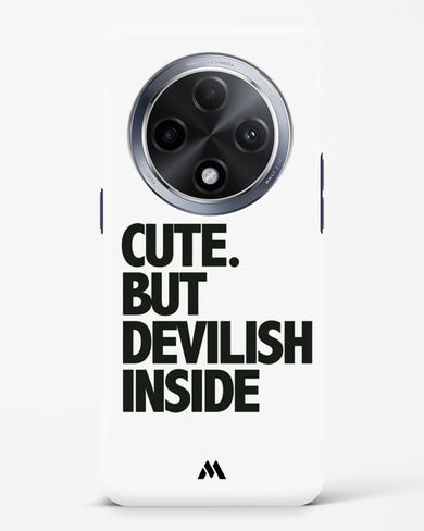 Cute But Devilish Inside Hard Case Phone Cover (Oppo)