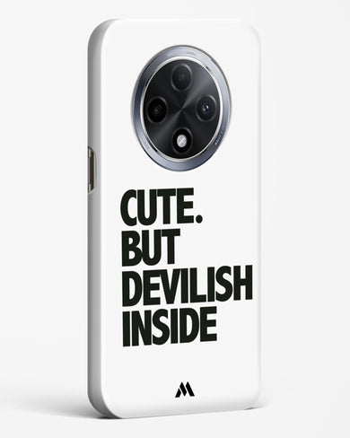 Cute But Devilish Inside Hard Case Phone Cover (Oppo)