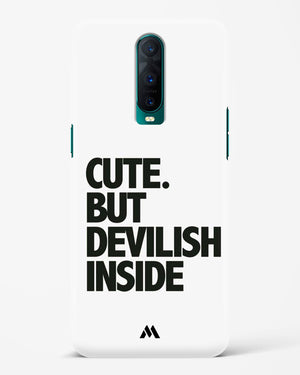 Cute But Devilish Inside Hard Case Phone Cover (Oppo)