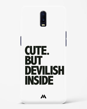 Cute But Devilish Inside Hard Case Phone Cover-(Oppo)