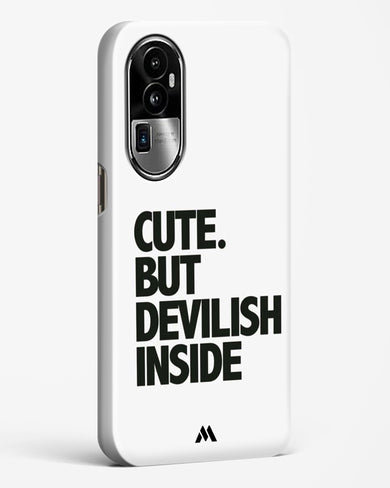 Cute But Devilish Inside Hard Case Phone Cover (Oppo)
