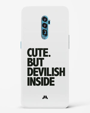 Cute But Devilish Inside Hard Case Phone Cover-(Oppo)