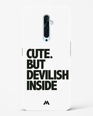 Cute But Devilish Inside Hard Case Phone Cover-(Oppo)