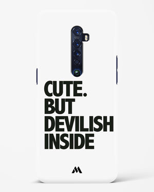 Cute But Devilish Inside Hard Case Phone Cover-(Oppo)