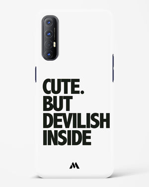 Cute But Devilish Inside Hard Case Phone Cover (Oppo)
