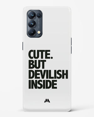 Cute But Devilish Inside Hard Case Phone Cover-(Oppo)