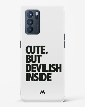 Cute But Devilish Inside Hard Case Phone Cover (Oppo)