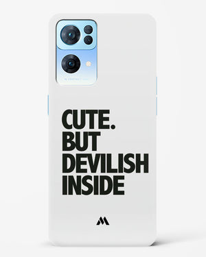 Cute But Devilish Inside Hard Case Phone Cover (Oppo)
