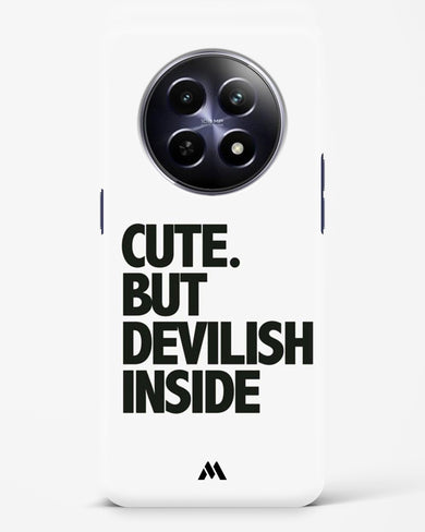 Cute But Devilish Inside Hard Case Phone Cover (Realme)