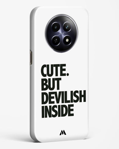 Cute But Devilish Inside Hard Case Phone Cover (Realme)