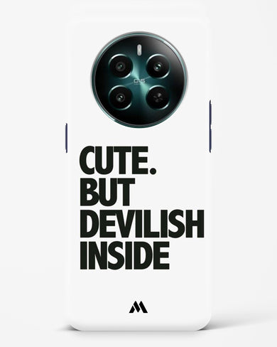Cute But Devilish Inside Hard Case Phone Cover (Realme)