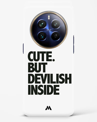 Cute But Devilish Inside Hard Case Phone Cover (Realme)