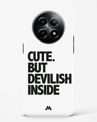 Cute But Devilish Inside Hard Case Phone Cover (Realme)