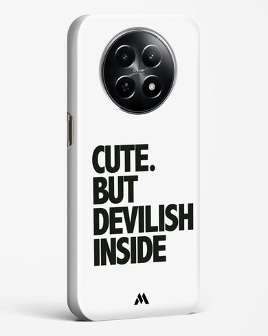 Cute But Devilish Inside Hard Case Phone Cover (Realme)