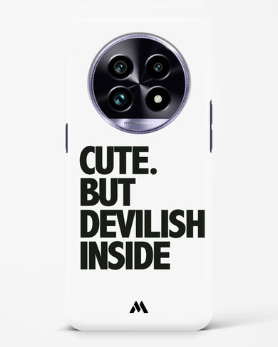 Cute But Devilish Inside Hard Case Phone Cover (Realme)