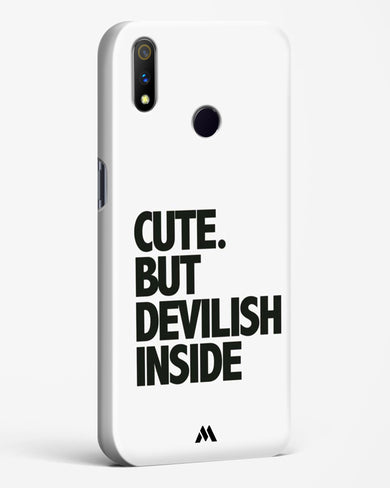 Cute But Devilish Inside Hard Case Phone Cover-(Realme)