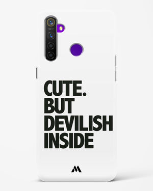Cute But Devilish Inside Hard Case Phone Cover (Realme)