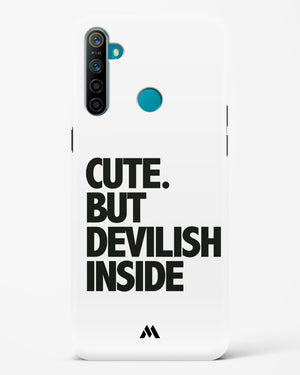 Cute But Devilish Inside Hard Case Phone Cover-(Realme)