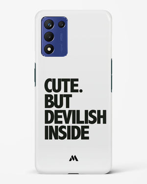 Cute But Devilish Inside Hard Case Phone Cover (Realme)