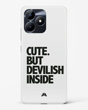 Cute But Devilish Inside Hard Case Phone Cover (Realme)