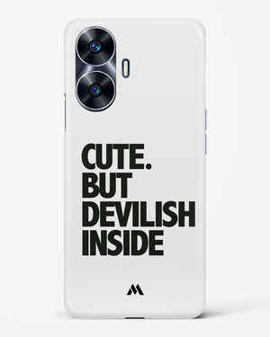 Cute But Devilish Inside Hard Case Phone Cover (Realme)